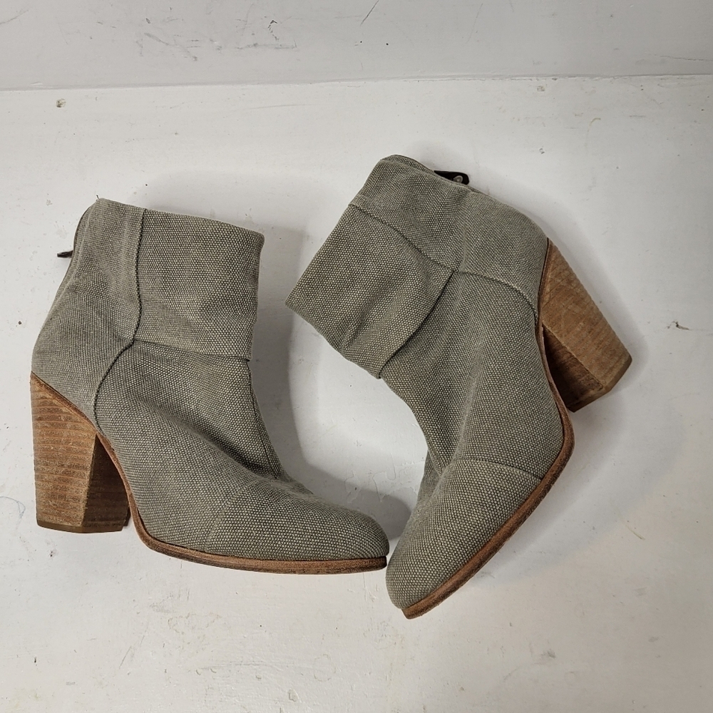 Rag & Bone Newbury Canvas Ankle Boot Size 9 - Picture 4 of 9